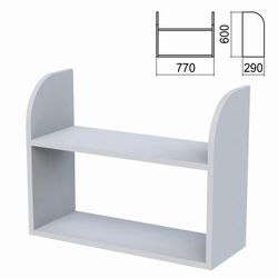 Argo wall wall shelf, 770 x290 x600 mm, grey