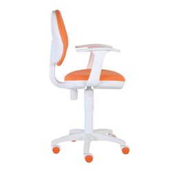 Kolçaklı CH-W356AXSN sandalye, turuncu, plastik beyaz