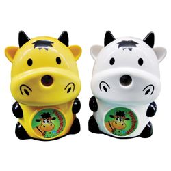 Sharpener mechanical PYTHAGORAS "Cow", metal mechanism, color assorted