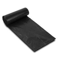ОФИСМАГ / Garbage bags 30 l, black, 30 pcs per roll, HDPE, 8 microns, 50x60 cm (± 5%), standard