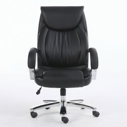 BRABIX PREMIUM "Advance EX-575" armchair, chrome, eco-coe, black