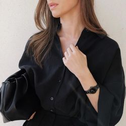 Daniel Wellington / Keramik-Armbanduhr Iconic Link DW00100415