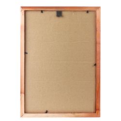 Frame 21x30 cm, wood, baguette 18 mm, BRAUBERG "HIT", dark cherry, glass