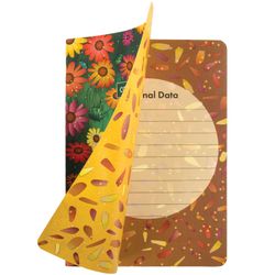 BRAUBERG / Notebook 40 l. point to point cover SoftTouch, beige paper 70 g / m2, stitching, А5 (147х210 mm), FLOWERS / 10 pcs.