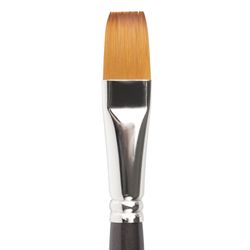 Brush art is a professional ART BRAUBERG "CLASSIC", synthetic soft, under columns, flat, No. 16, short handle