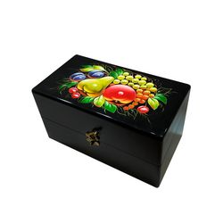 Set of 2 christmas balls casket