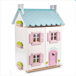 Bambola casa di legno "Blue bird"