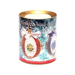 A set of creative new year's ball sequins "Royal" red