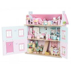 Puppet wooden house "Sofia" pink