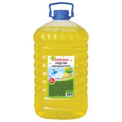5 litre floor wash, LJASH "Lemon," PET