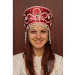 Русский народный костюм / Kokoshnik "Victoria", 11 cm