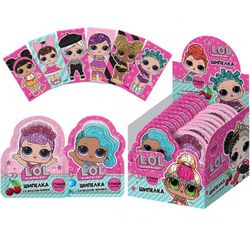 Конфитрейд / LOL Sweet effervescent Sizzle in a figured bag with a gift 1kor * 6bl * 40pcs, 5g.