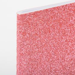 BRAUBERG / Notebook 48 y. dotted cover leatherette with sequins, stitching, A5 (147x210mm), PINK, SPARKLE / 10 pcs.