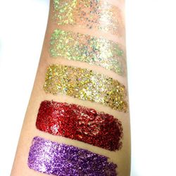 Holly Professional / Decorative gel for hair, face and body "Glitter gel", 50 ml