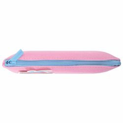 Pencil case-cosmetic bag BRAUBERG, canvas with applique, "Cool Strawberry", 19х4х8 cm