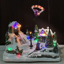 Kaemingk / Luminous composition Santa is back 30 * 19 * 31 cm with animation