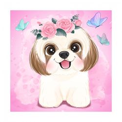 ORIGAMI / Origami / Cute Puppy Diamond Mosaic