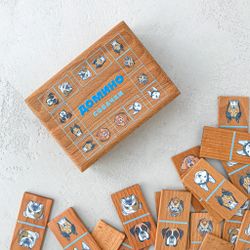 Zartoy / Children's domino "Dogs"