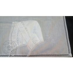 Елецкие кружева / Yelets lace / Christening set for a boy
