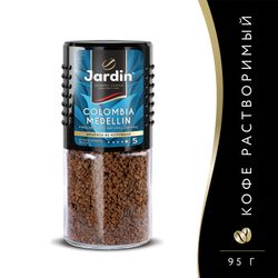 JARDIN / Instant coffee "Colombia Medellin" freeze-dried, glass jar 95 g