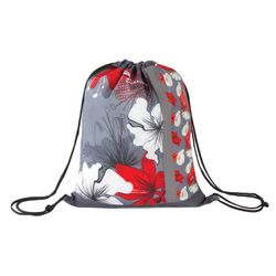 Shoe bag BRAUBERG 1 compartment, reflective strip, with the mesh 46 * 36 cm, Flowers