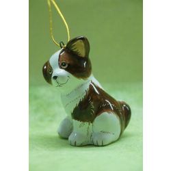 Ярославская майолика / Christmas toy "Puppy Rusty"