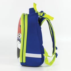 BRAUBERG PREMIUM pack, 2 compartments, with keyring, boys, "Super-balls", 38х29х18 cm