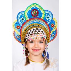 Русский народный костюм  / Kokoshnik "Elena", 12.5 cm