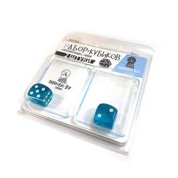 GamesDealer / Set of cubes "Transparent", 16mm