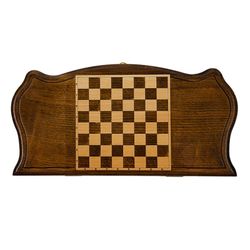GamesDealer / Backgammon carved "Coat of arms of the Russian Federation 3" 40, Mirzoyan
