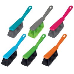 YORK / Reinigungsbürste, Griff 16 cm, Borstenlänge 5 cm, Breite 4 cm, Kunststoff, farbig sortiert