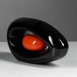 Керамика ручной работы / Table vase "Oval" 14 cm