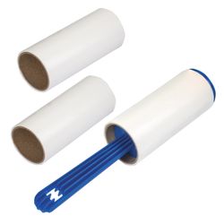 Roller for cleaning clothes and removing lint q 2 interchangeable blocks of 20 sheets, extra stickiness, LIMA