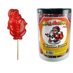 Конфитрейд / Like me. Caramel figured on a stick "FATHER FROST" 1kor * 5bl * 40pcs, 30g.