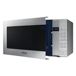SAMSUNG GE88SUT/BW microwave oven, 23 litres, 800 watt power, electronic control, grill, silver