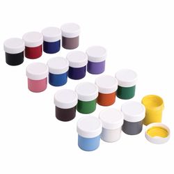 BRAUBERG / Gouache "MAGIC OF COLOR" 16 colors of 20 ml each without brush, cardboard box