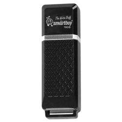 SMARTBUY / Flash Drive 16 GB, Quartz, USB 2.0, Black