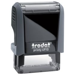 - How to stamp, impression size 26х9 mm, blue, TRODAT 4910 P4, pillow included