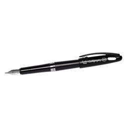 Bút máy PENTEL (Nhật Bản) "Tradio Cal Library", thân đen, vạch viết 1,8 mm, màu đen