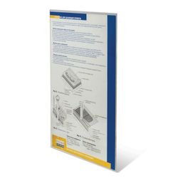 A support wall for advertising materials VERTICAL (210x297 mm), A4, self-ADHESIVE, BRAUBERG