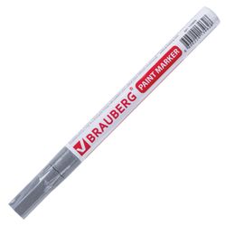 Lake boya kalemi 2 mm, GÜMÜŞ, XYLENE içermez (kokusuz), alüminyum, BRAUBERG PROFESSIONAL