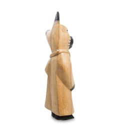 Decor and Gift / Wooden figurine "Cat Lady Cat" 20 cm