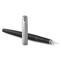 Pen pen PARKER "Jotter Bond Street Black CT", Kopus black, stainless steel, blue
