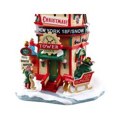Clock tower 'Christmas is coming!', 26.6х14х12.2 cm, LEMAX