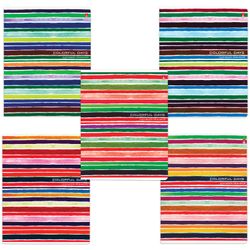 Альт / Notebook A5, 48 sh., Staple, cage, glossy varnish, "STRIPES" / 10 pcs.