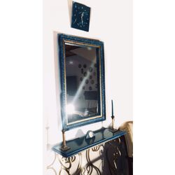 Арбет Мрамор / Arbet Marble / Mantel table clock Tuscany-vintage marble Arbet ™ Lapis lazuli (blue)