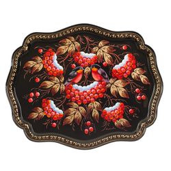 Жостово / Articulated Zhostovo tray 45x36 cm