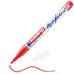 EDDING / Edding / Marker acrylic, fine round nib, 1-2 mm travel red