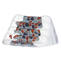 Échelle en pierre enneigée, 5,5x11x7 cm, LEMAX