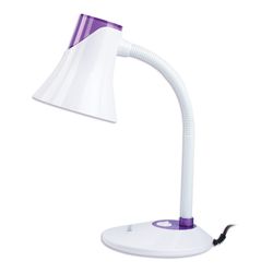 SONNEN / Table lamp OU-607, on a stand, E27 base, white / purple